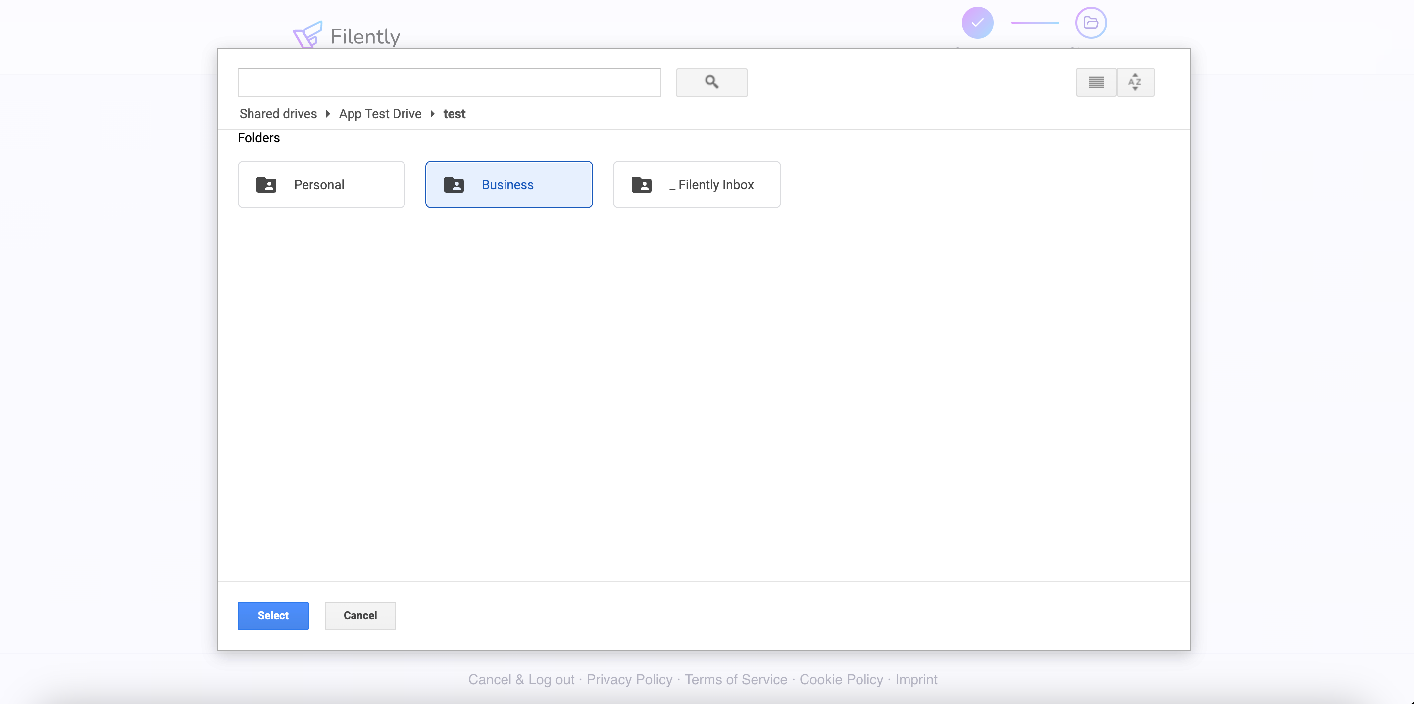 Filently Root Folder